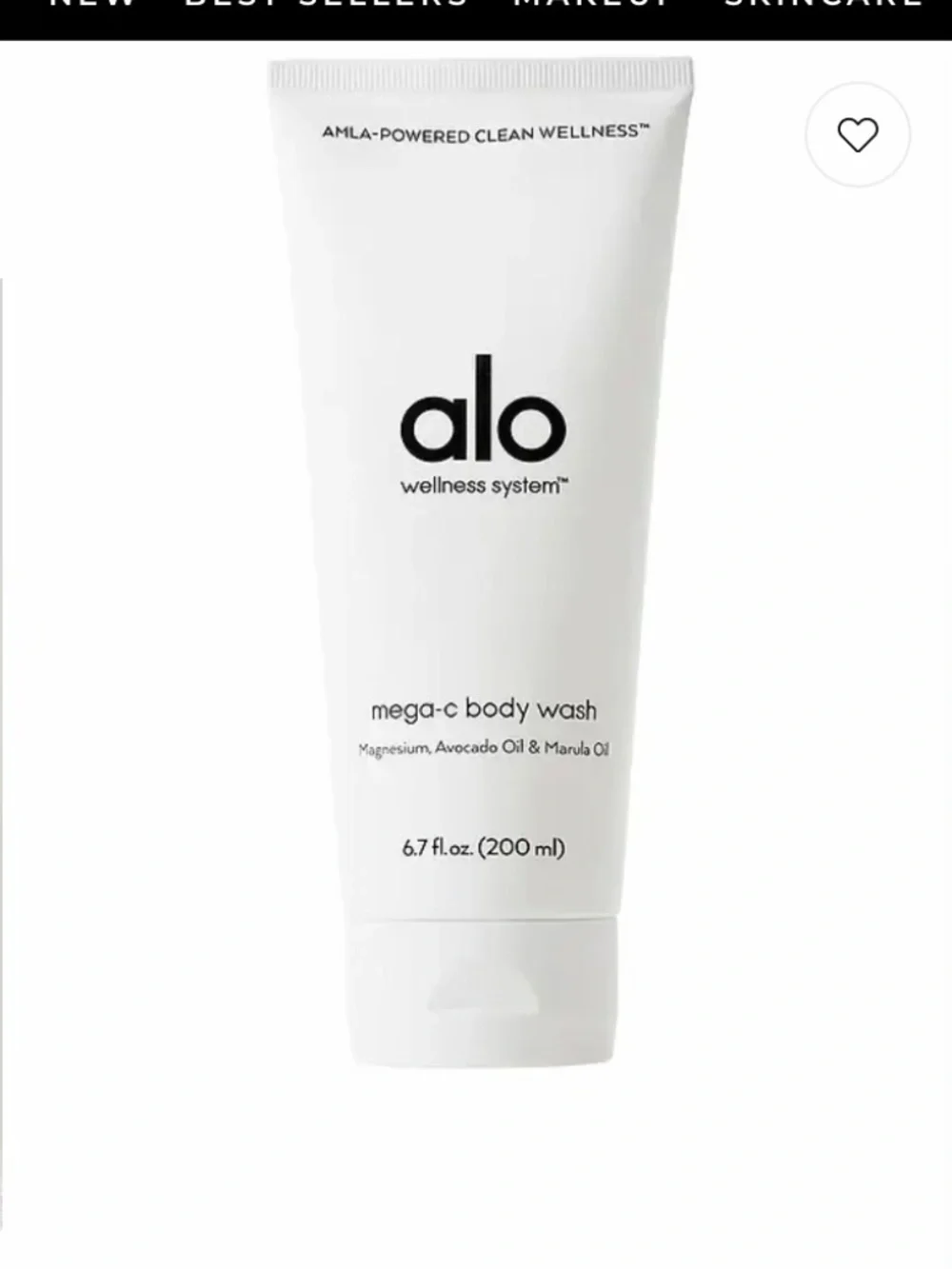 Alo Wellness Mega-C Body Wash Magnesium Avocado Marula Oil - NEW SEALED NWT